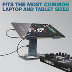 Reloop Stand Hub Pro DJ Laptop Stand with Integrated USB Hub