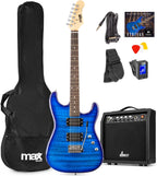 GigKit Electric Guitar Pack Quilted Style Dark Blue
