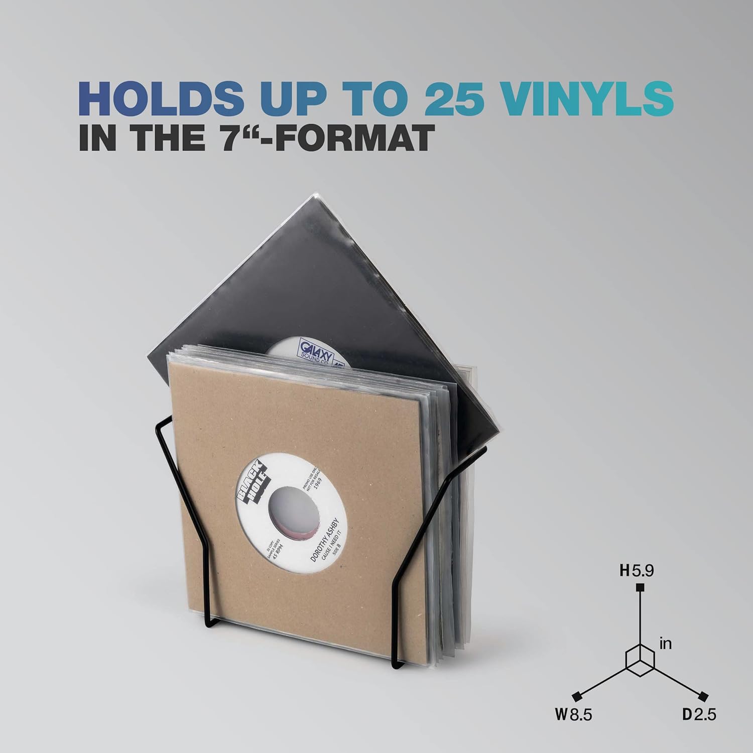Glorious Vinyl Set Holder Smart 7"