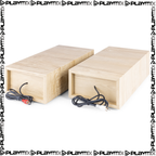 RP165L Record Player Set Light Wood