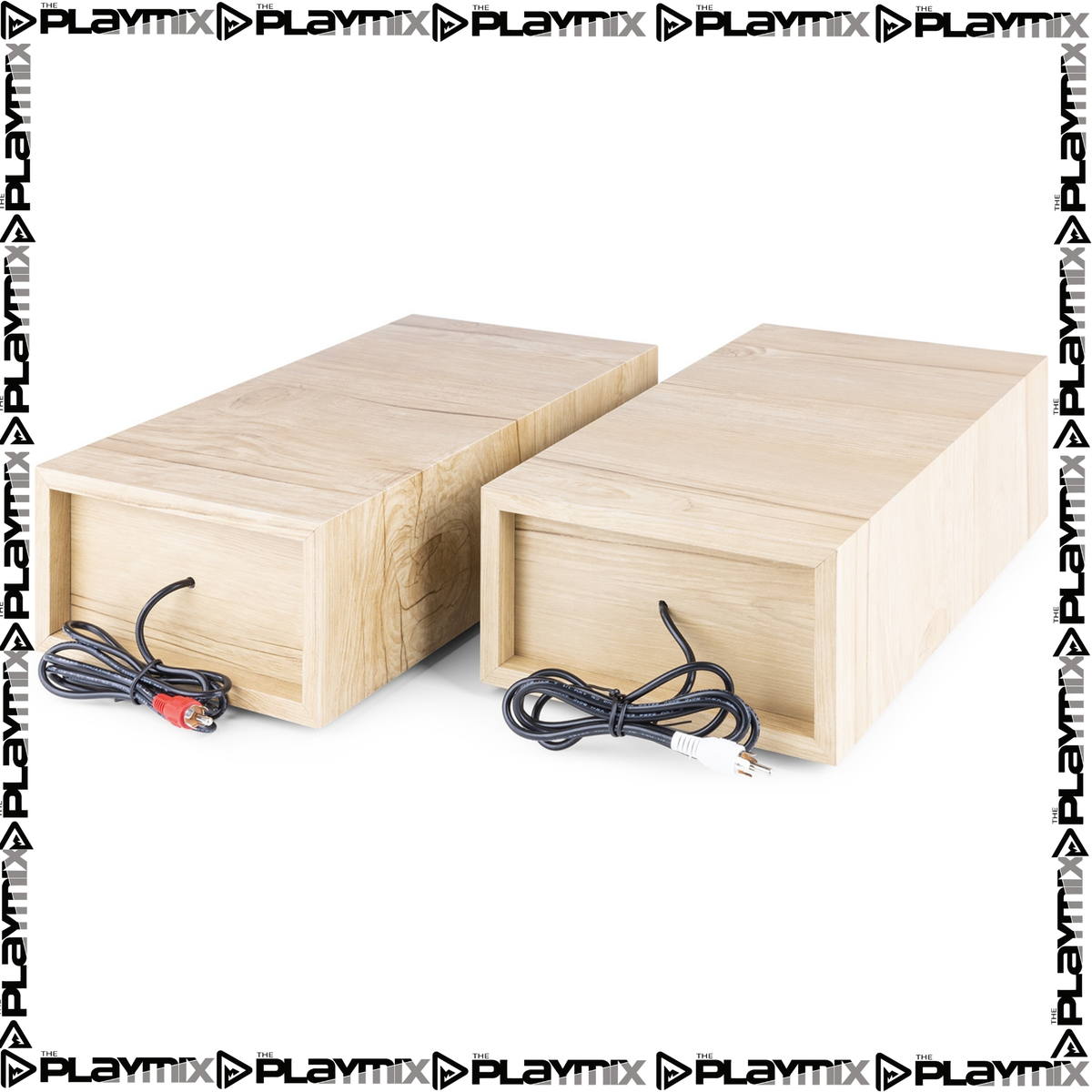 RP165L Record Player Set Light Wood