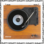 RP165 Record Player Set Wood