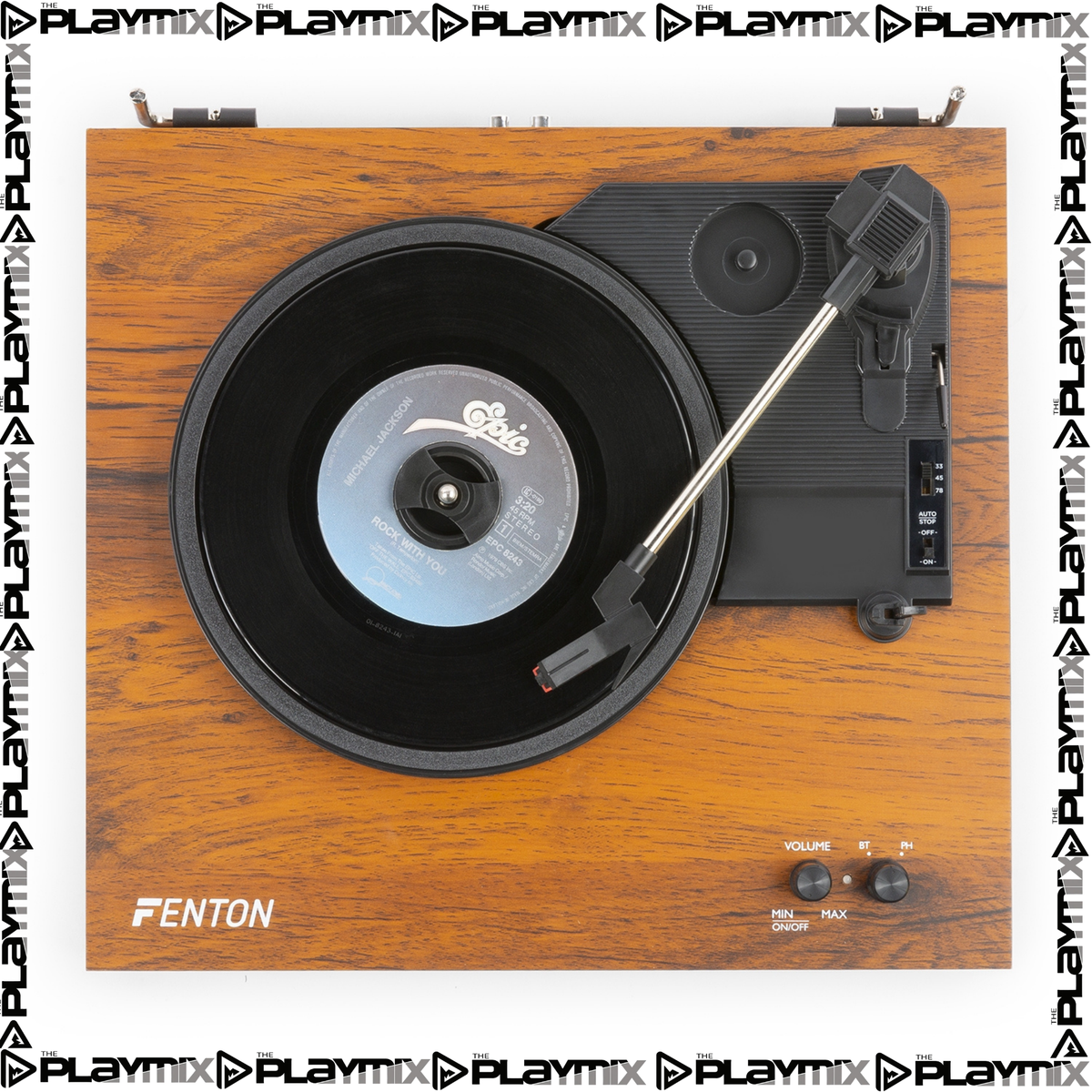 RP165 Record Player Set Wood