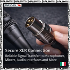 PROEL XLR3MVPRO Professional 3-Pin XLR Female Connector (Pack of 4)