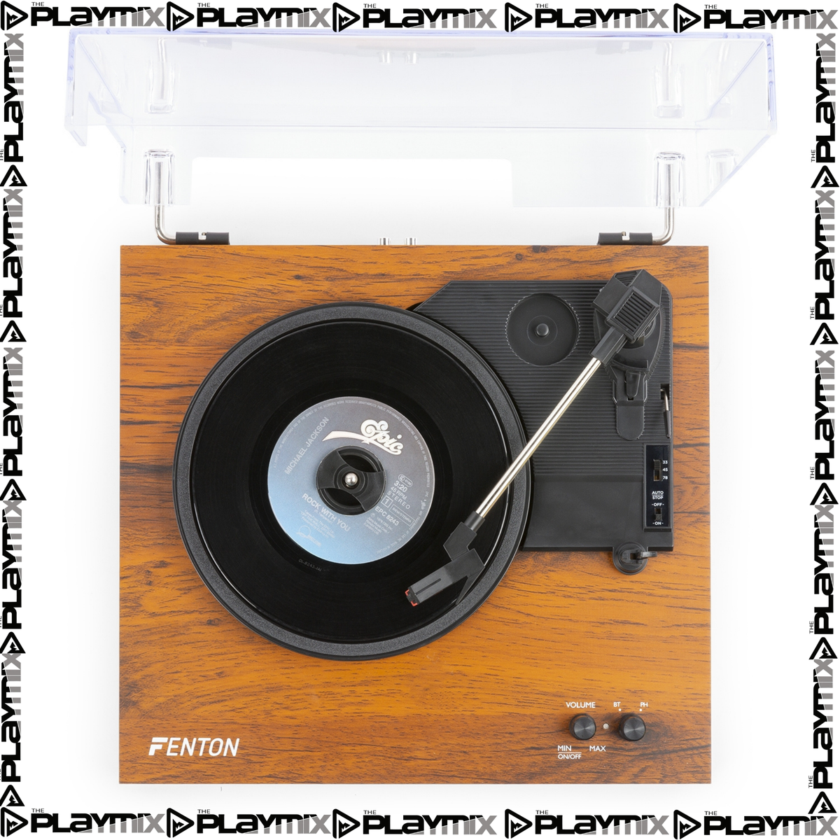 RP165 Record Player Set Wood