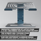 Reloop Stand Hub Pro DJ Laptop Stand with Integrated USB Hub