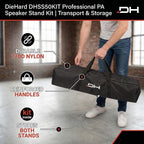 DieHard DHSS50KIT Professional PA Speaker Stand Kit (Set of 2)