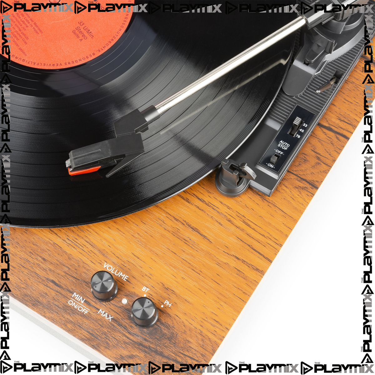 RP165 Record Player Set Wood