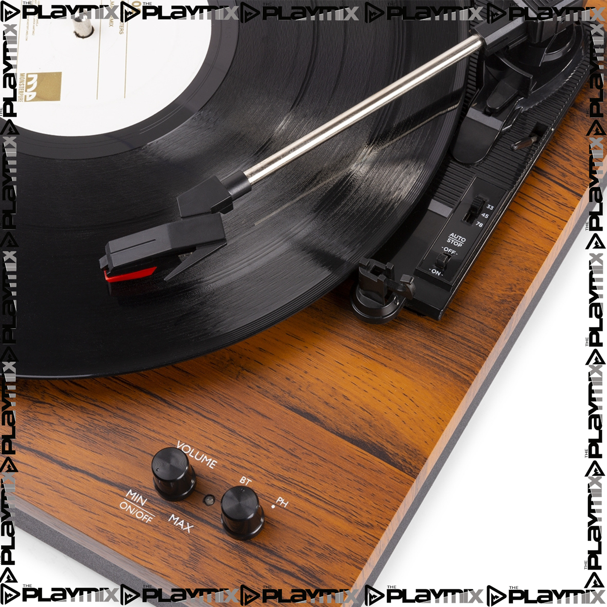RP165 Record Player Set Wood