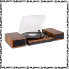 RP165 Record Player Set Wood