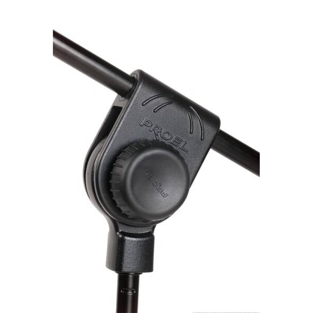 Proel PRO200BK Microphone Stand – Professional Tripod Boom Stand Heavy Duty