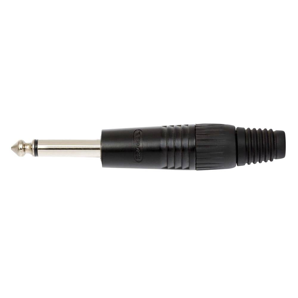 Proel S2CBK 1/4 Inch Mono Jack – Professional TS Audio Connector