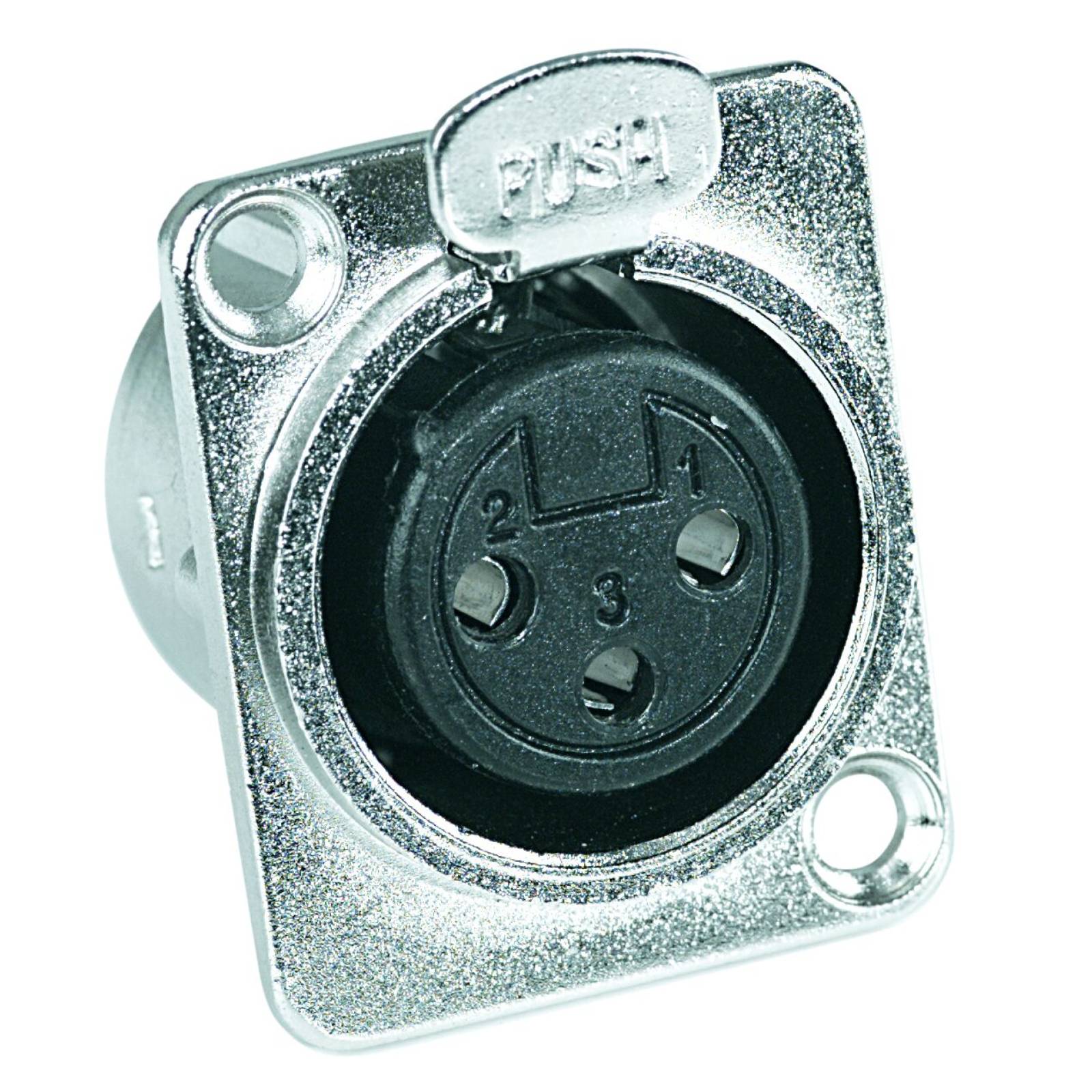 Proel XLR3FDL Panel Mount Connector – 3-Pin Female XLR Pro Audio Socket