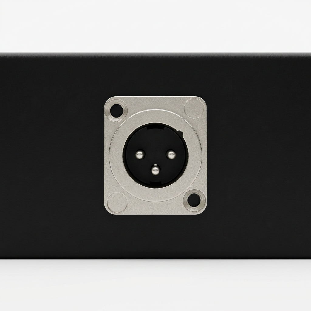 PROEL XLR3MDLX Male XLR Panel Mount – 3-Pole Chassis Connector