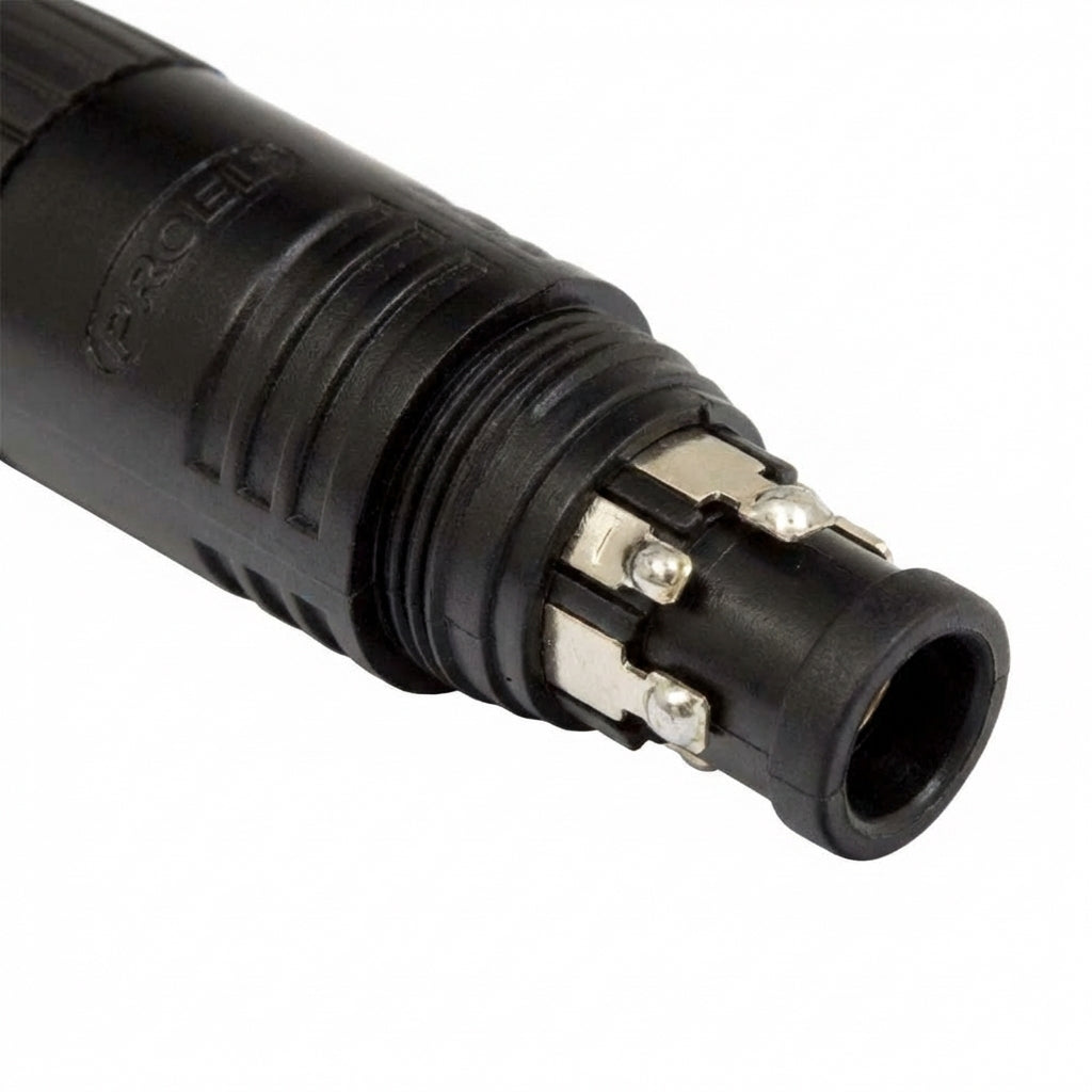 Proel S3CBK 6.3mm Stereo Jack Plug – Professional TRS Audio Connector