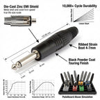 Proel S2CBK 1/4 Inch Mono Jack – Professional TS Audio Connector