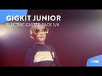 MAX GigKit Kids Electric Guitar Kit Black – product video