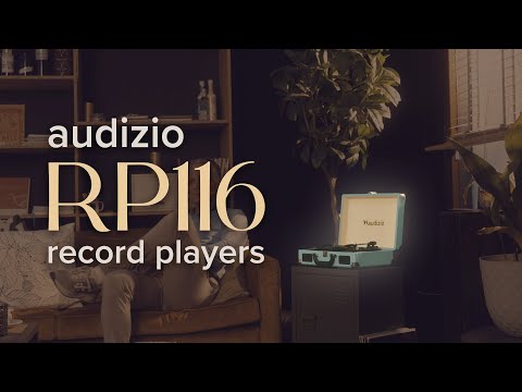 Audizio RP116LW Briefcase Record Player – product video