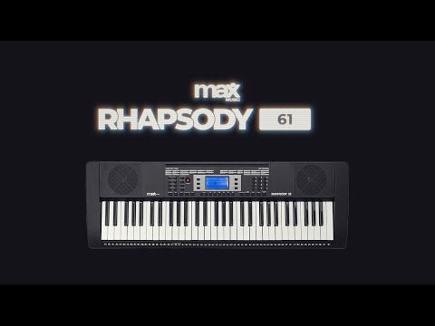 MAX Rhapsody61 Electronic Keyboard – product video